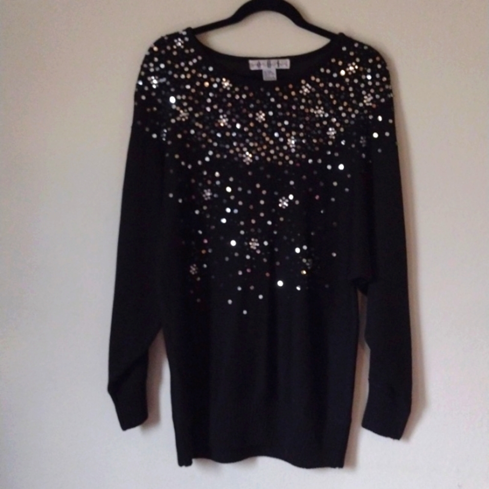 Vintage Sequins Sweater